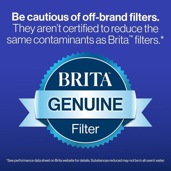 Brita Metro Elite Water Filter Pitcher 6-Cup White Removes 99% Lead - Picture 3 of 5